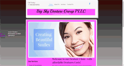 Desktop Screenshot of bigskydenture.com
